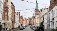 Likedeeler at the city harbor, duplex apartment in the old town - ห้องครัว