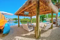 FL Keys Waterfront Heated Pool Home w/ 60 Feet of Dockage & Tiki Hut - Gym