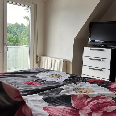 Panoramic apartment with 65 sqm with fortress view from the Koblenz hilltop location