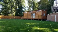 機場和交通現代舒適城市微型小屋度假屋-私密環境 - Wi-Fi