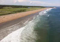 Oceanfront home with private deep water dock on Harmon Harbor, Georgetown, ME
