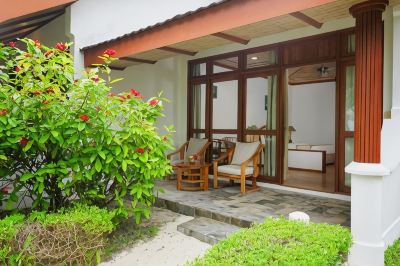 庭 バンドス モルディブの写真