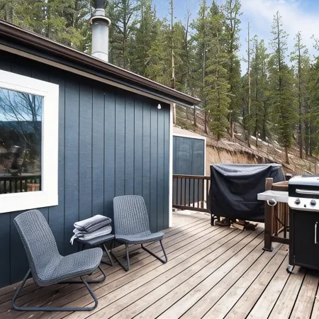 Aspen Glow Cabin - a charming 2-bedroom cabin with mountain views & wood stove Отели в г. Бейли