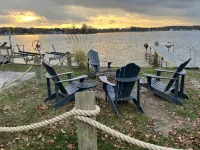 Enjoy Beautiful Sunsets at a Lake Side Cottage