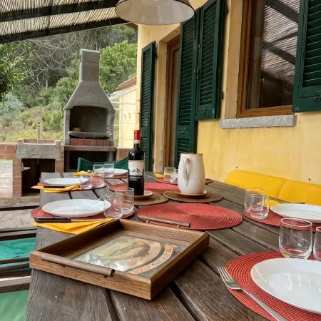 A charming country house nestled in the hills nearby Elba best beaches.