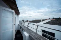 Penthouse with terrace and sea views.