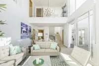 Modern villa with heated swimming pool and breathtaking view