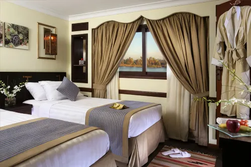 Sonesta Dahabeya Amirat I - Nile Cruise Ship From Luxor to Aswan 7 nights - New
