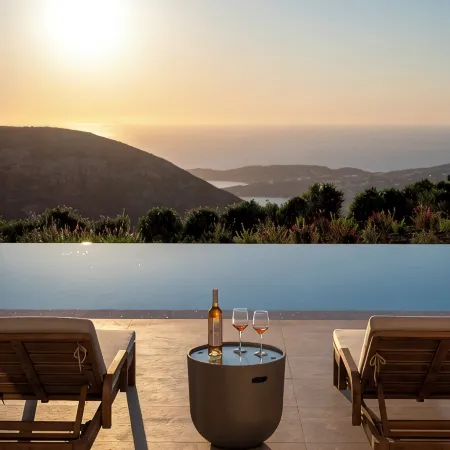 Plastires Villas: Sunset Serenity