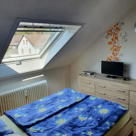 Private accommodation in a 2 BR. Dachgeschoßwohnung. For 2 max. 3 Pers.