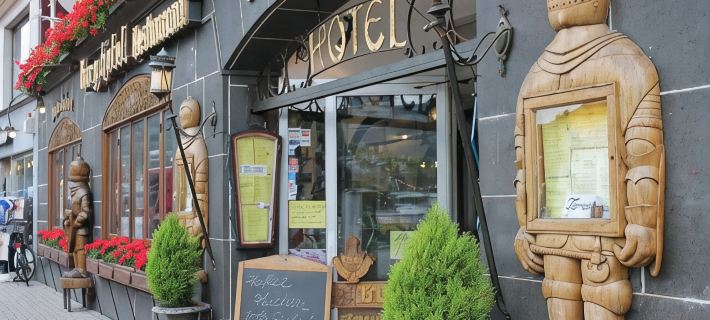 Burg-Hotel & Hostel Cochem Hotele w: Cochem