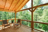 距阿什維爾市中心4英里的熱水浴缸和火坑小屋 - 木屋
