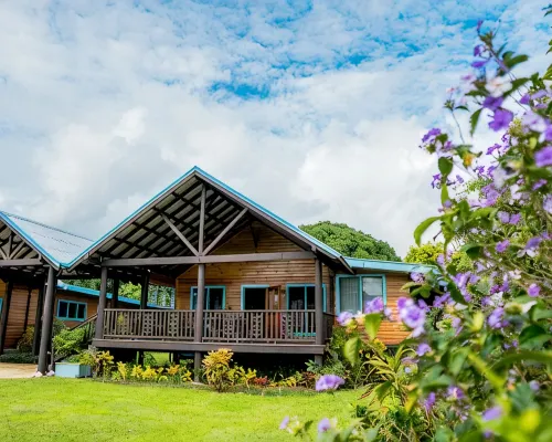 Beautiful ocean view home on 1 acre across from the beach. Prime Location Hotels in Taveuni Island
