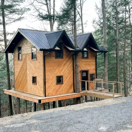 Tree House + Wi-Fi +kitchen +bathroom +2 bedrooms