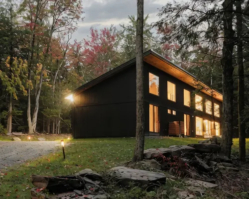 Modern Luxury 2-bedroom house in peaceful Haines Falls with AC, WiFi, Large TVs Hunter otelleri
