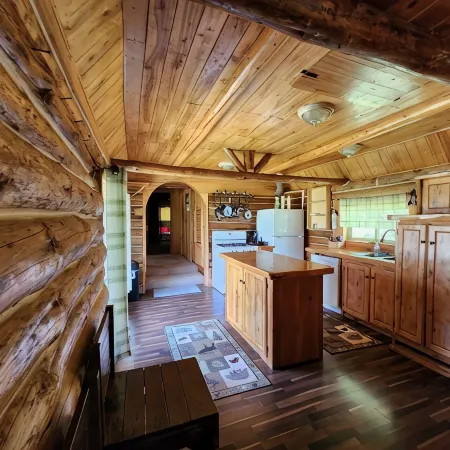 Rustic Cabin Hyde-A-Way