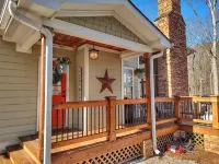 Breathtaking porch just steps from the water.