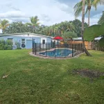 Lagoon shaped pool home with private back yard! - 2-Star