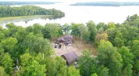 伍曼湖全新建成的私人小屋，配有獨立的穀倉風格上下鋪宿舍小屋 - 木屋