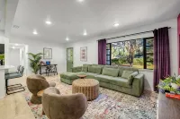 Spacious 4BD - Central Stay w/ Backyard & Games - 4-Star