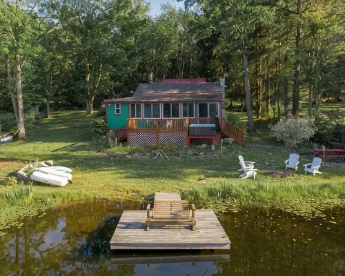 Magical lakeside retreat with hot tub + dog friendly! Hotels in Chenango County