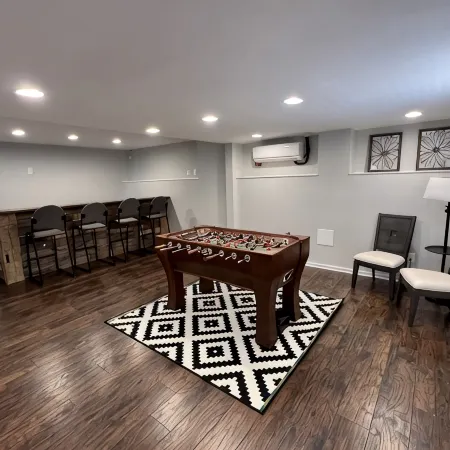 3 bedroom, 2 full baths, plus finished basement with additional bed