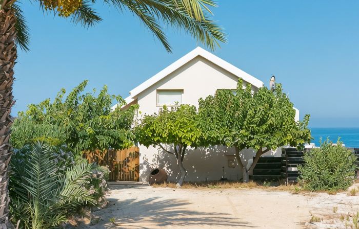 Seafront luxury villa with private swimming pool in Pomos, Cyprus.