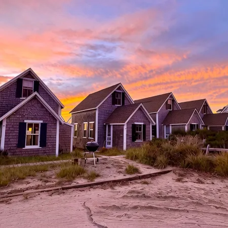 Cottage #8 - Spectacular views of Cape Cod Bay on a private association beach!
