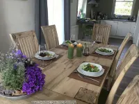 North Sea coast, charming Frisian house on the old dike with sauna, fireplace, beach chair - WiFi