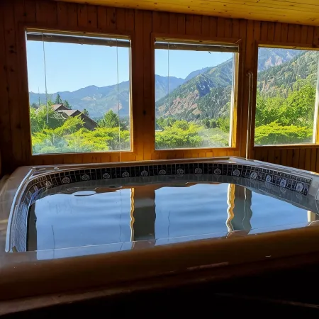 Ski Hill home w/ stunning views & hot tub!