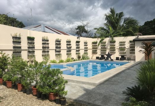 스타더스트 비치 호텔의 아침 식사 또는 공용 공간