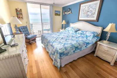 Beachfront Vacation Rental, Beautiful Views from the 5th story balcony.
