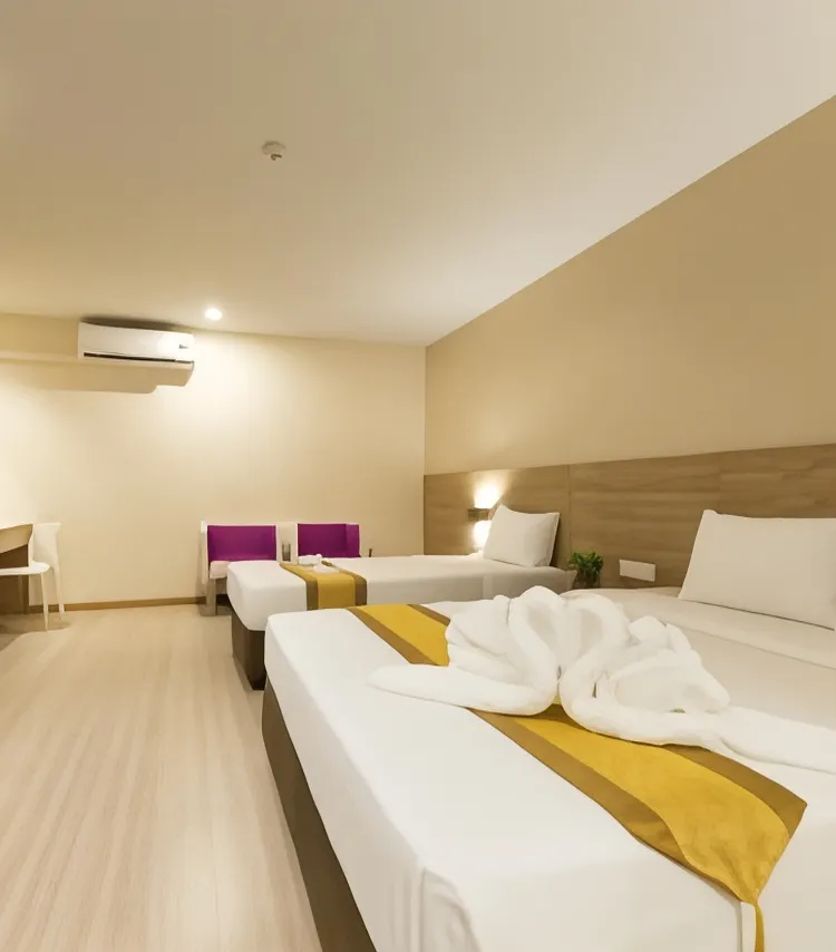 ห้องดีลักซ์สำหรับสามท่าน