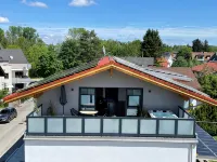 Penthouse suite with romantic whirlpool in privacy. Ideal for couples