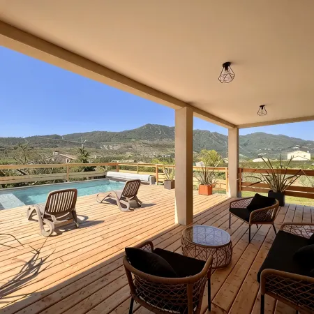 Beautiful!!! Villa Cerise south Ardèche Les Vans, private pool, superb view