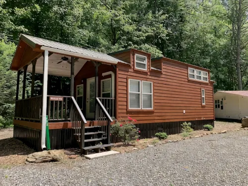Tiny Home only 1 mile to Vogel State Park!  Wandering Wood at the Reece Farm Vlg