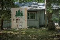 Quaint and cozy log  and knotty pine cabin close to lakes.