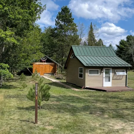Tiny Cabin in Huron National Forest!