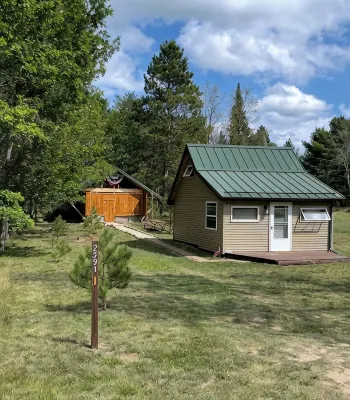 Tiny Cabin in Huron National Forest!