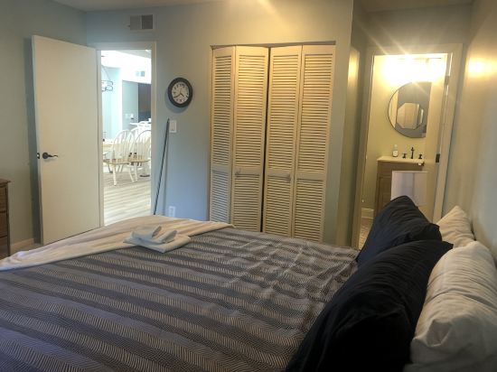 short walk to the beach! First Floor end unit! WalkRestaurant and bars