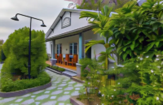 Tay Tien Bungalow ホークオックテンプル周辺のホテル