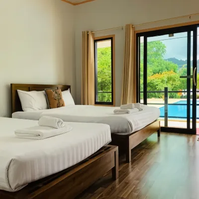 บ้านสวนคุณยาย นครนายก โรงแรมใกล้วัดถ้ำสาริกา นครนายก