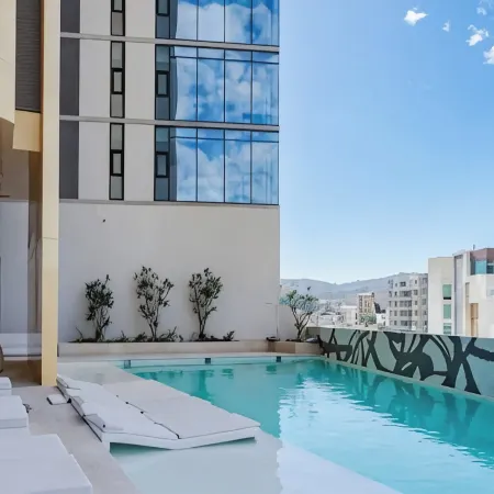 Cozy 1-bedroom condo with WiFi, fitness room in cool Tijuana