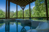 Breath Taking Log Mountain Lodge  inside Rumbling Bald Resort - 2-Star