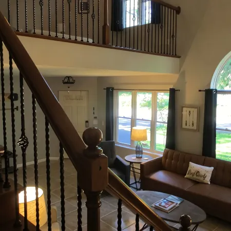 Quiet and secluded yet walking distance to the beach and Ephraim town center!