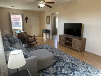 Cozy modern small town apartment pet and child friendly large parking