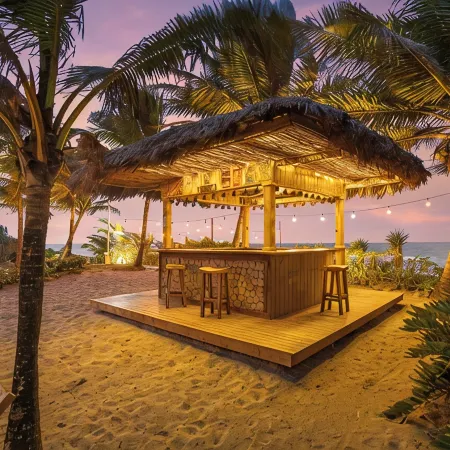Award-Winning Beachfront VillaSleeps 28  • Full Staff • Pool Spa Private Beach