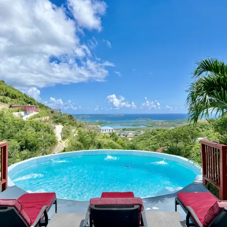 Breathtaking Panoramic Views Of The Caribbean Sea From This Luxury Villa