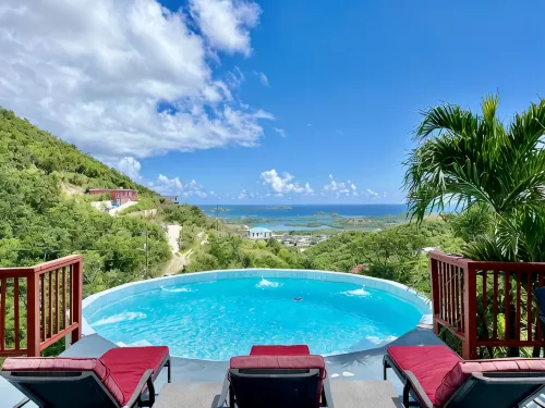 Breathtaking Panoramic Views Of The Caribbean Sea From This Luxury Villa - 무료 와이파이
