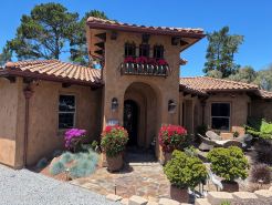New 2,638 sf custom built Tuscan Style home in Pebble Beach.
